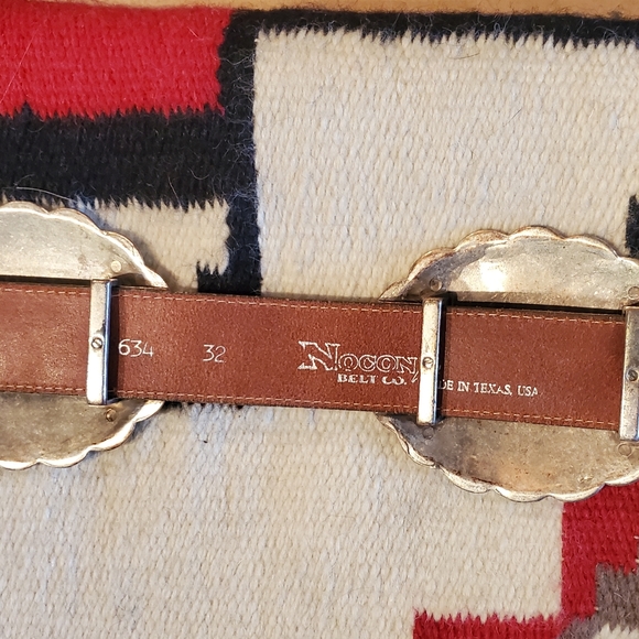 Vintage Nocona Western Concho Belt - Picture 5 of 11